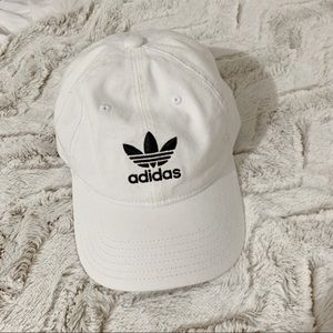 White Adidas Ball Cap